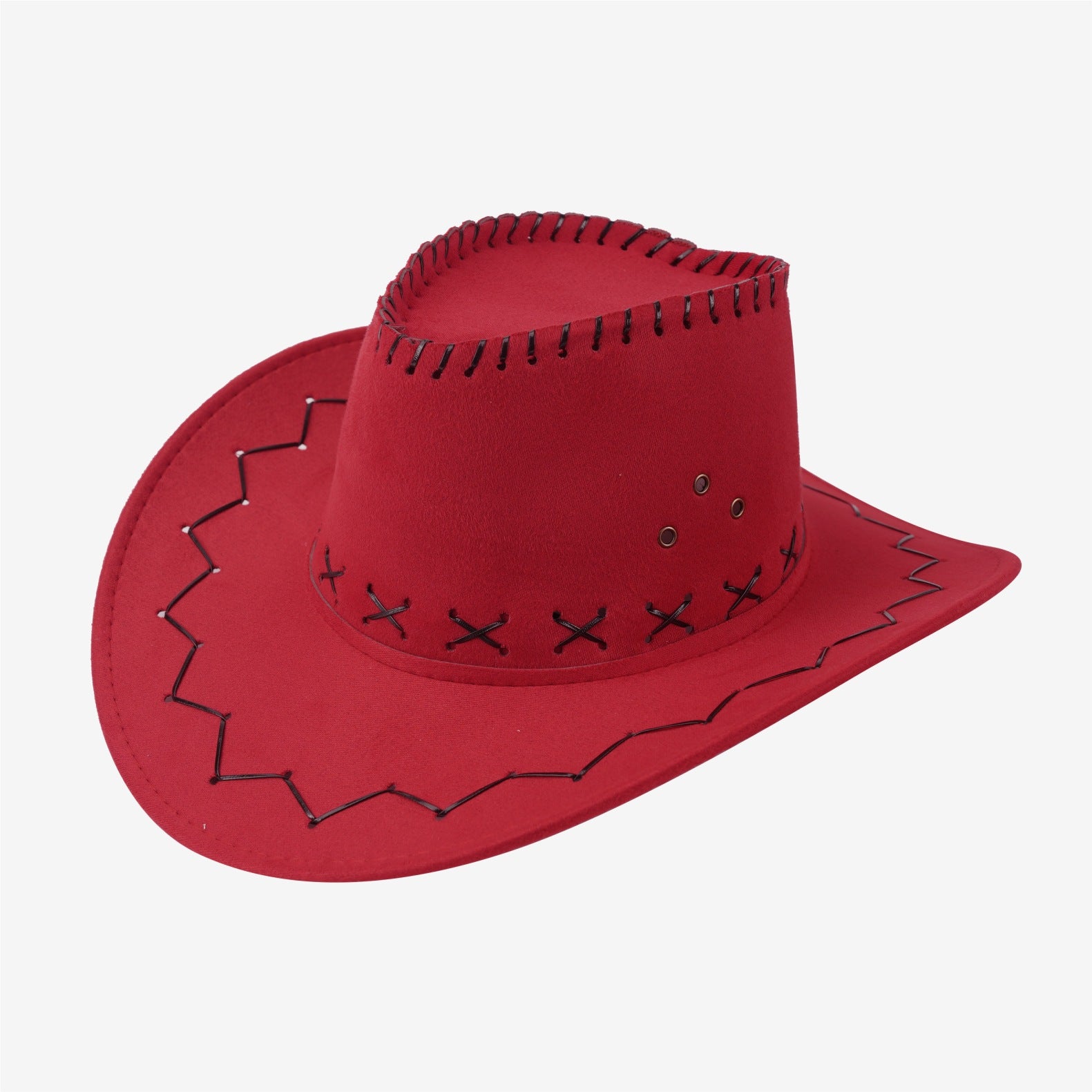 Wide-Brim Western Felt Hat — front view