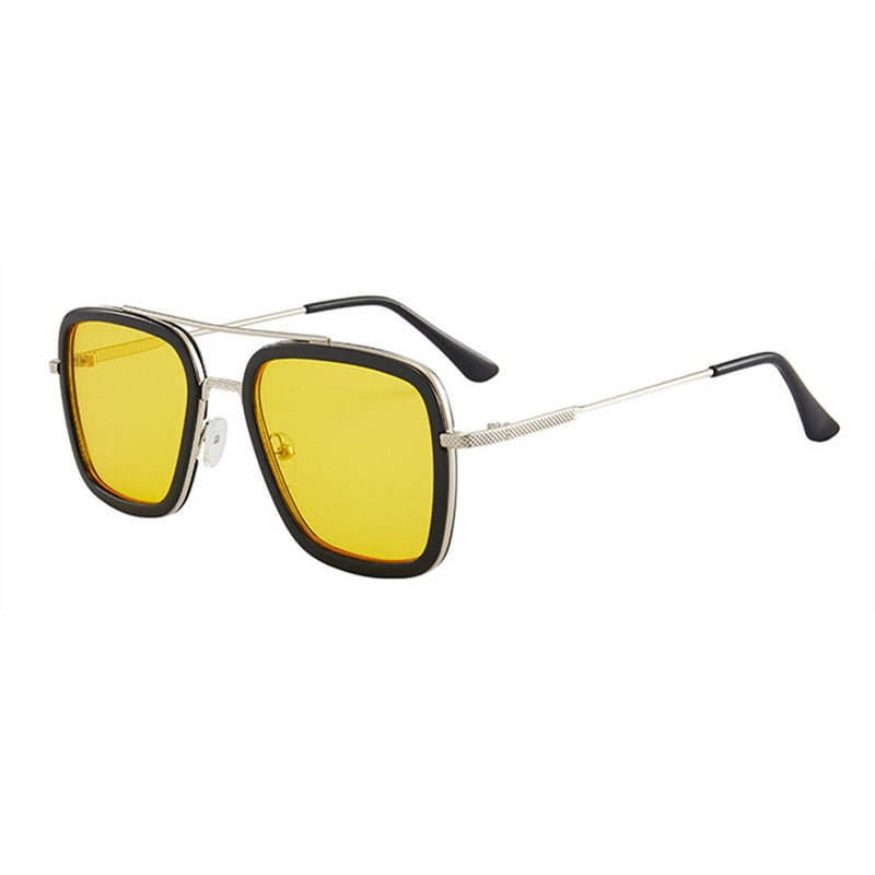 Two-Tone Square Sunglasses, colorway 3