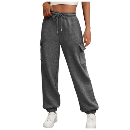 FleeceJogger — Women's Fleece-Lined High-Waist Baggy Sweatpants - Undefyning Lynes