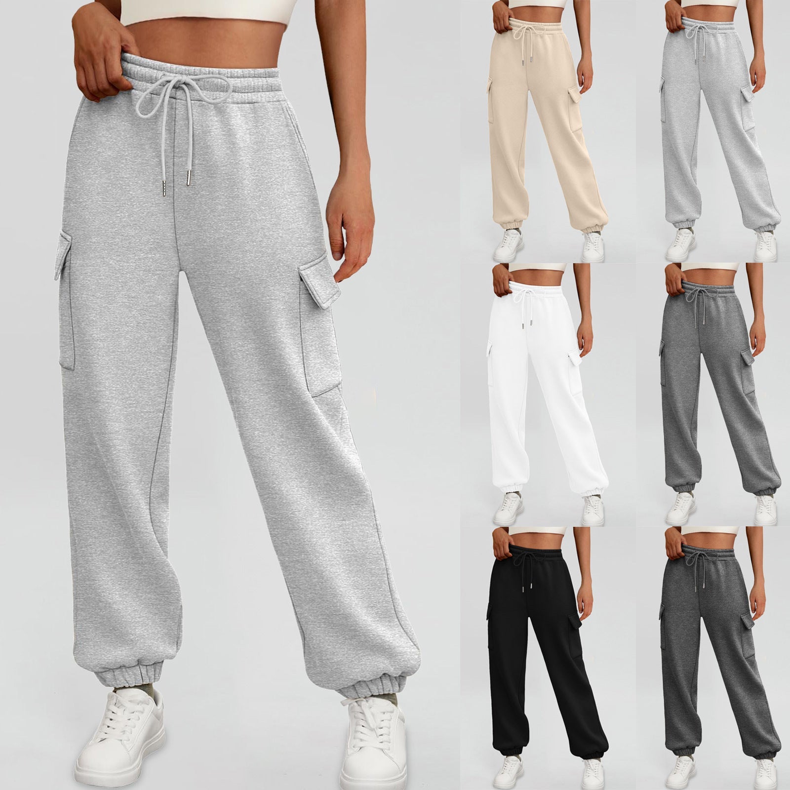 FleeceJogger — Women's Fleece-Lined High-Waist Baggy Sweatpants - Undefyning Lynes