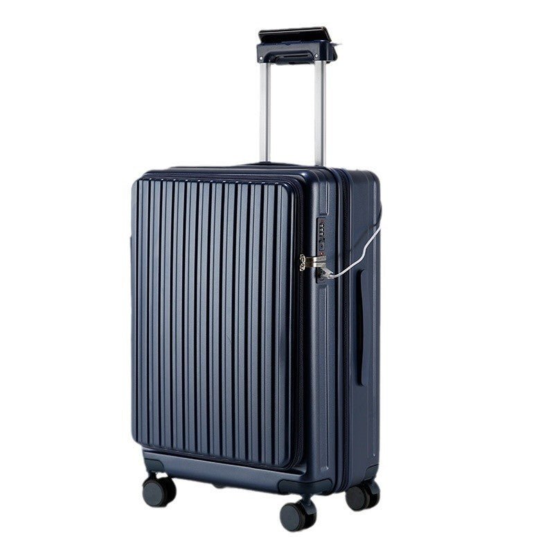 Front-Access Business Hardshell Luggage — ABS Anti-Theft Suitcase - Undefyning Lynes