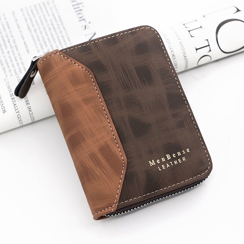 Frosted PU Leather Chain Wallet – Coin Purse & Card Holder, 3 Colors - Undefyning Lynes