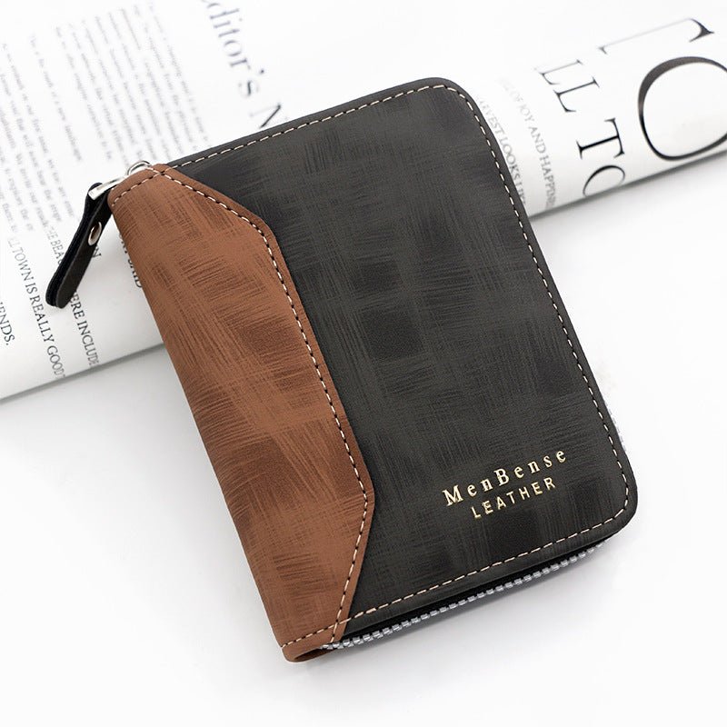 Frosted PU Leather Chain Wallet – Coin Purse & Card Holder, 3 Colors - Undefyning Lynes