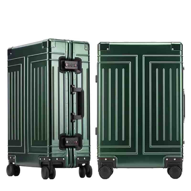 Full Aluminum-Magnesium Alloy Luxury Luggage — TSA Lock Spinner Suitcase - Undefyning Lynes