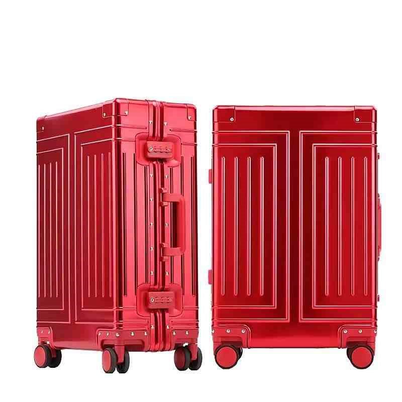 Full Aluminum-Magnesium Alloy Luxury Luggage — TSA Lock Spinner Suitcase - Undefyning Lynes