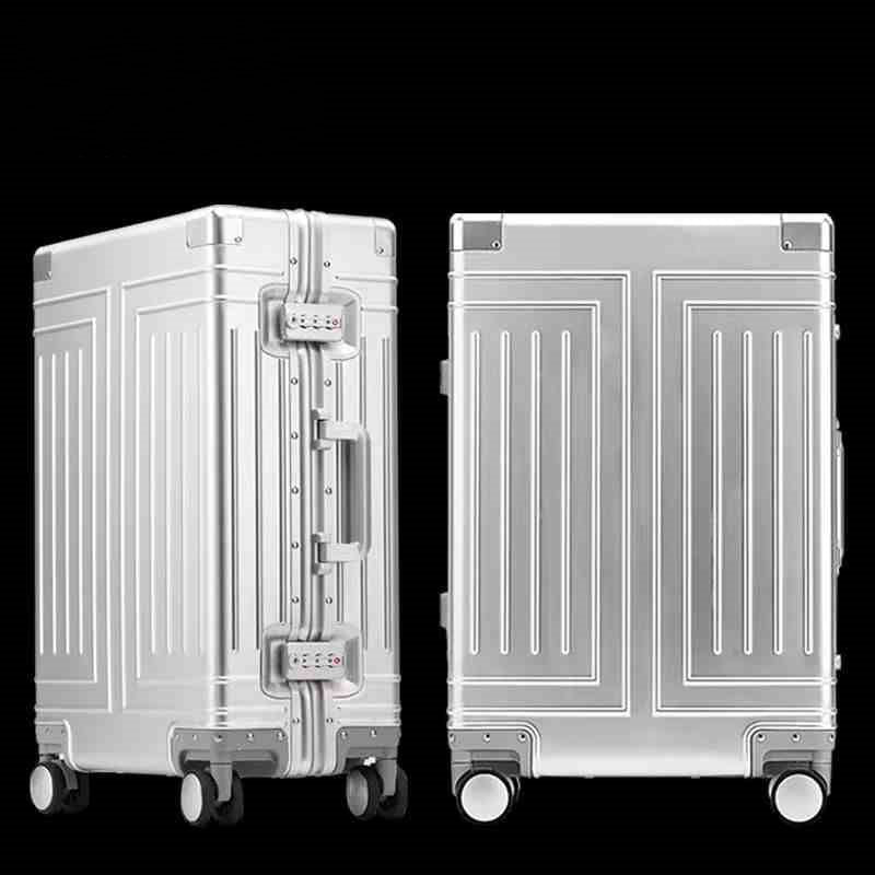 Full Aluminum-Magnesium Alloy Luxury Luggage — TSA Lock Spinner Suitcase - Undefyning Lynes