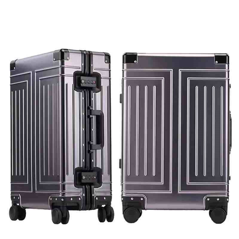 Full Aluminum-Magnesium Alloy Luxury Luggage — TSA Lock Spinner Suitcase - Undefyning Lynes