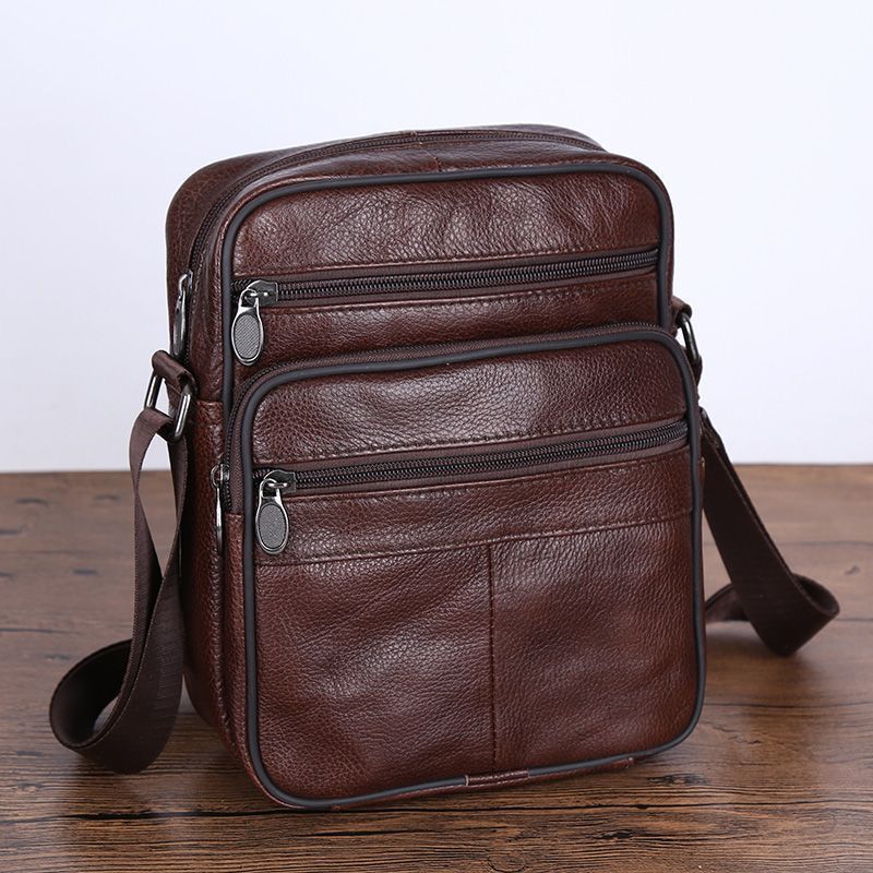 Genuine Leather Crossbody Bag - Professional Messenger - Undefyning Lynes