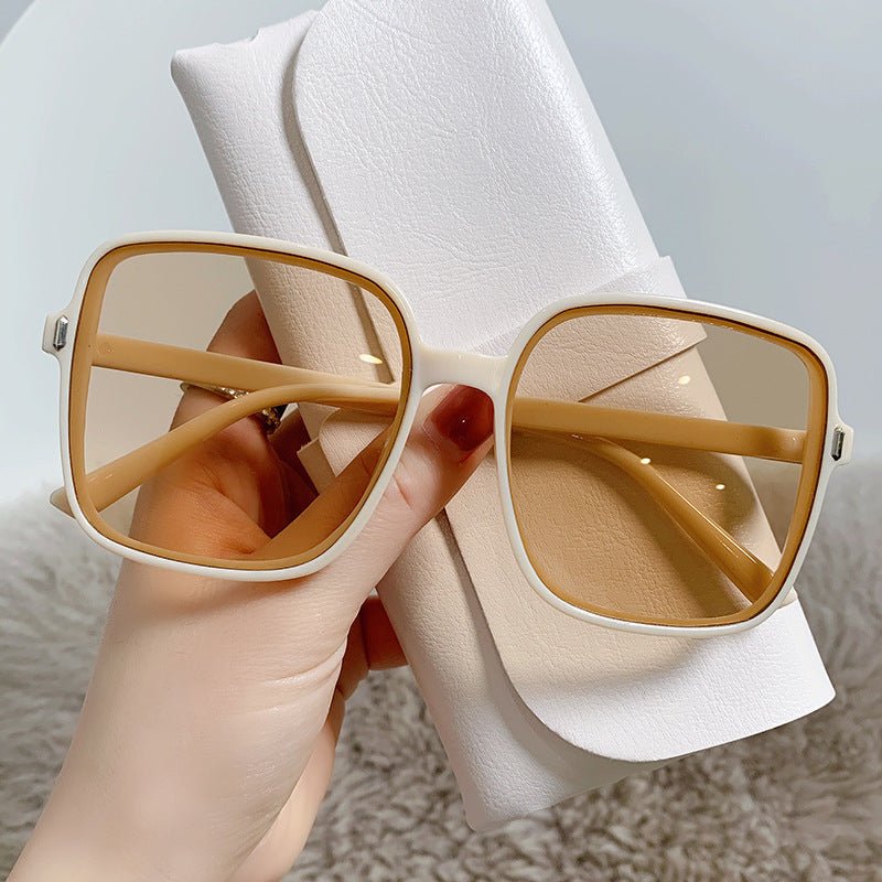 Gradient UV Shield Sunglasses – Vintage Oversized Frame - Undefyning Lynes