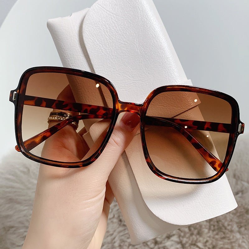Gradient UV Shield Sunglasses – Vintage Oversized Frame - Undefyning Lynes