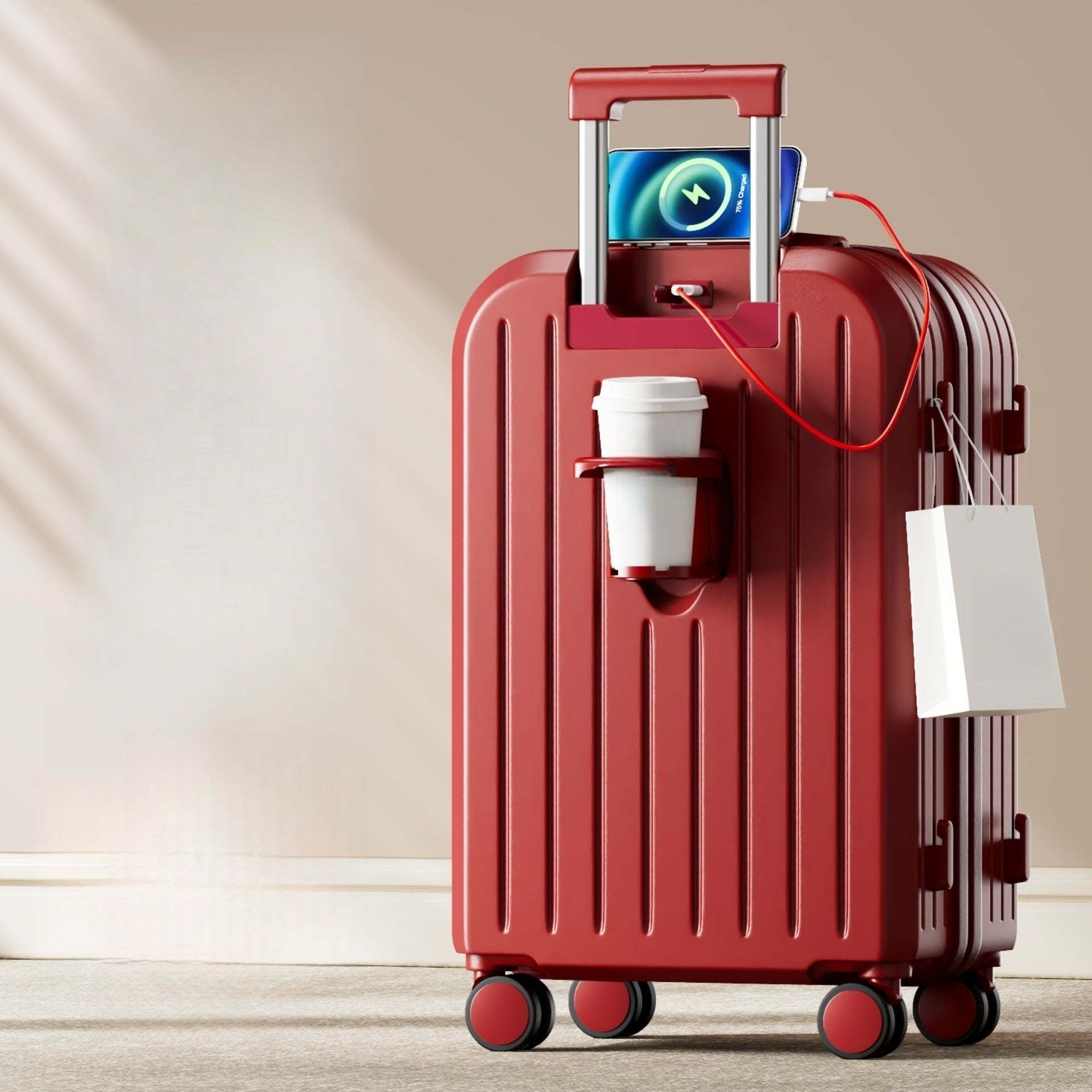 Hardshell Password Luggage Set — Lightweight Spinner Suitcase - Undefyning Lynes