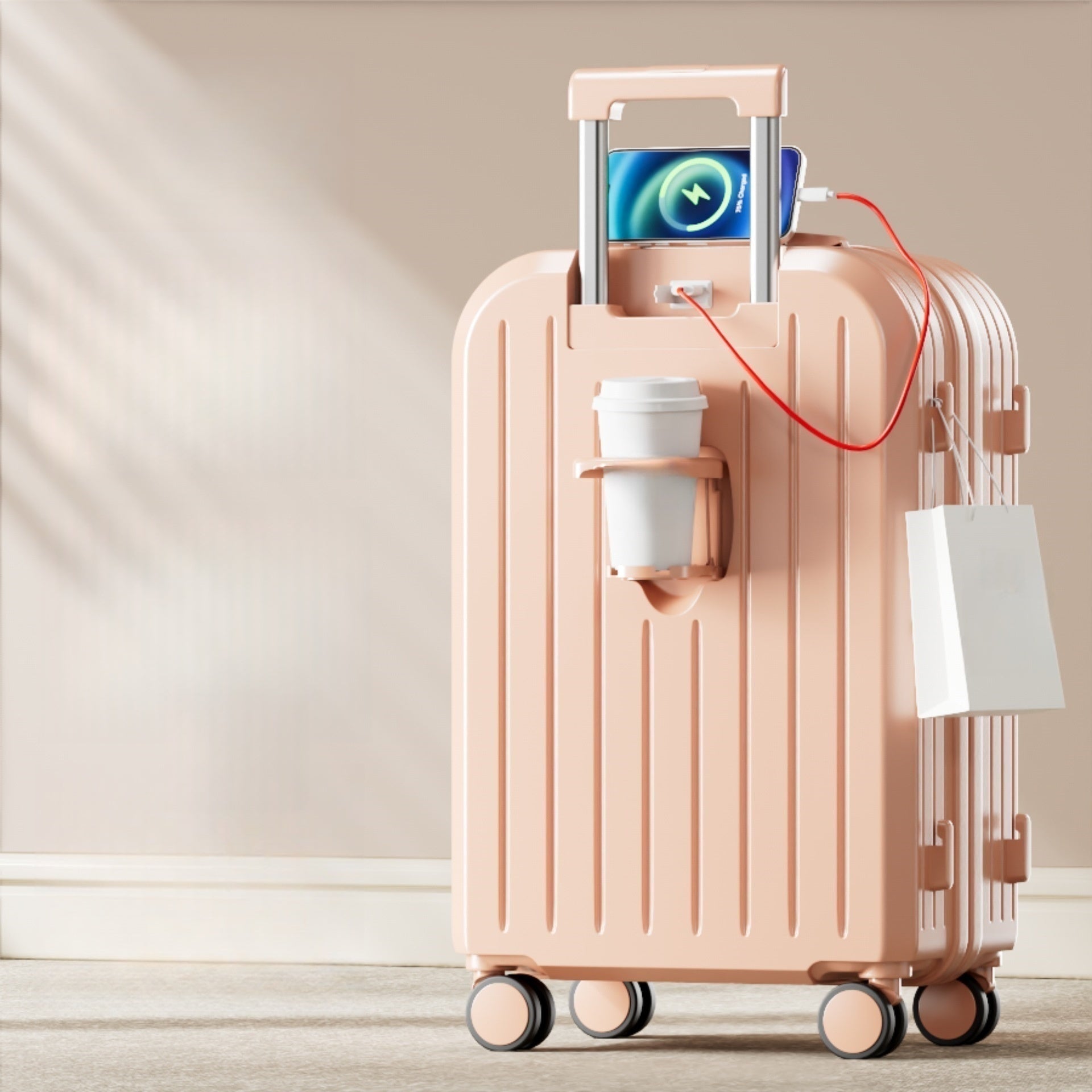 Hardshell Password Luggage Set — Lightweight Spinner Suitcase - Undefyning Lynes