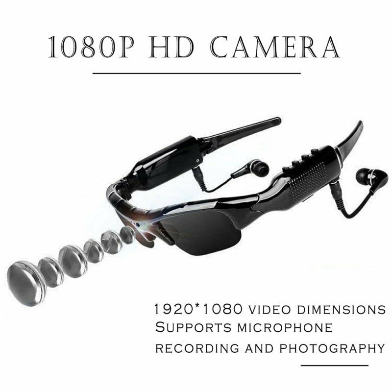 HD 1080P Smart Glasses Camera — Wearable Hidden Lens with Night Vision - Undefyning Lynes