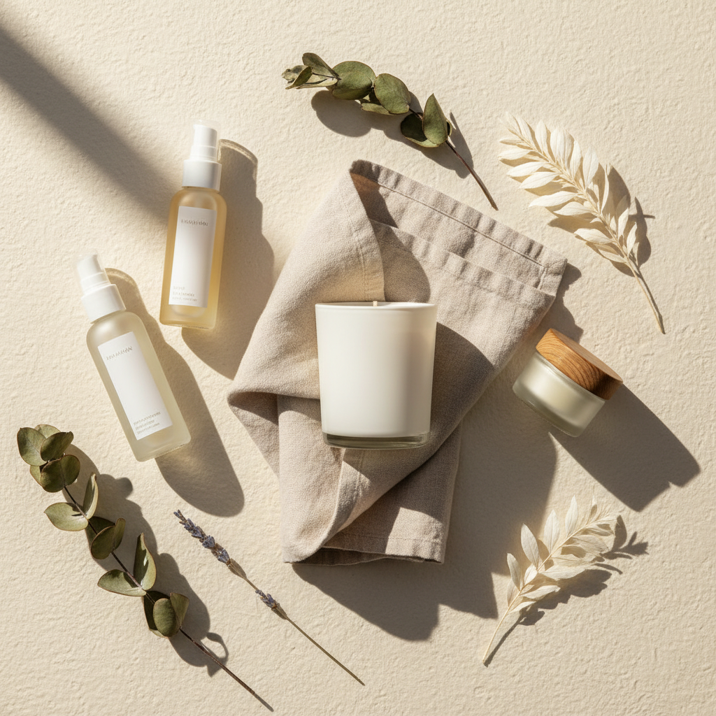 Home & Beauty Flatlay