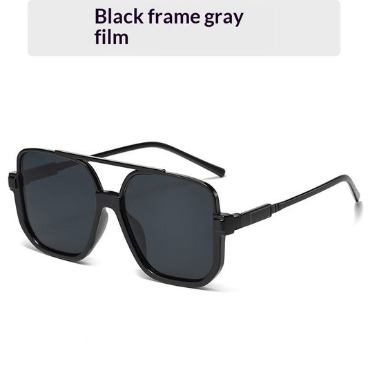 Iconic Square Double-Bridge Vintage Sunglasses | Retro-Chic Versatility - Undefyning Lynes