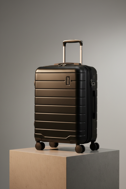 Black 20 Inch Hardshell Carry-On Luggage