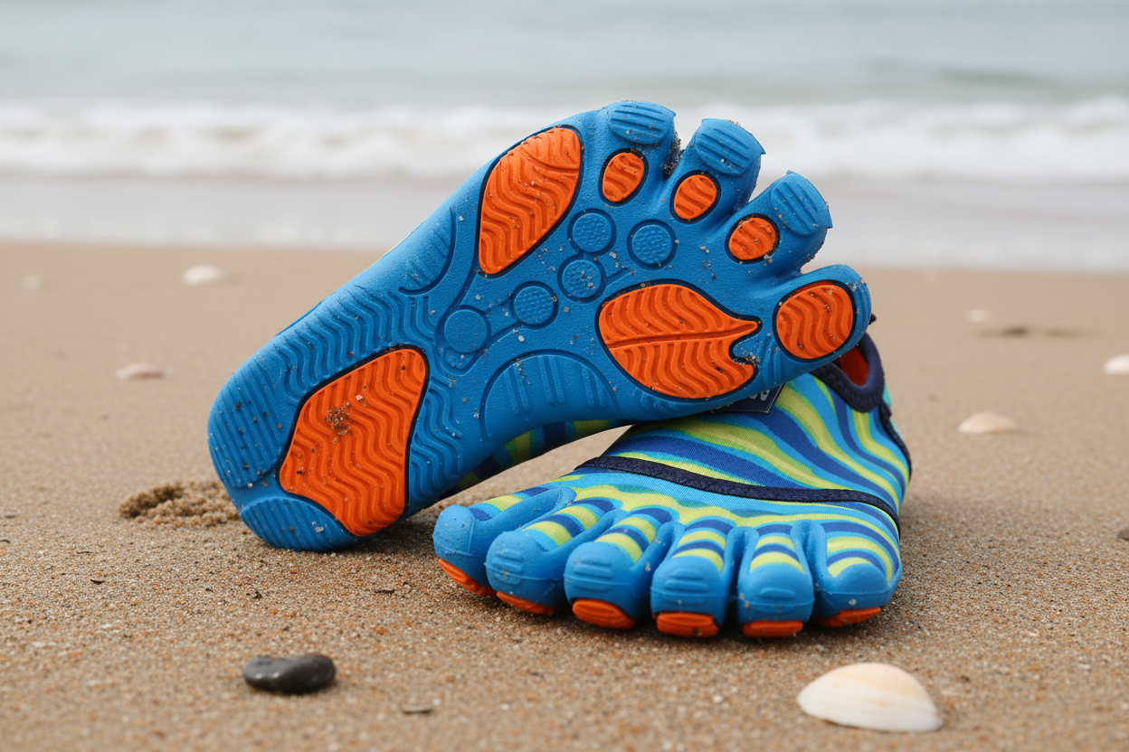 Water Shoe Sole Detail - Non-Slip Rubber