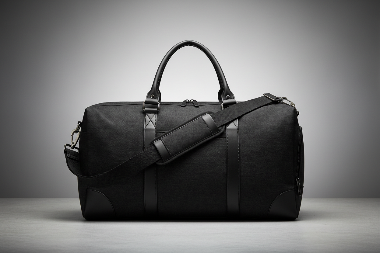 Travel Duffel with Shoulder Strap and Handles
