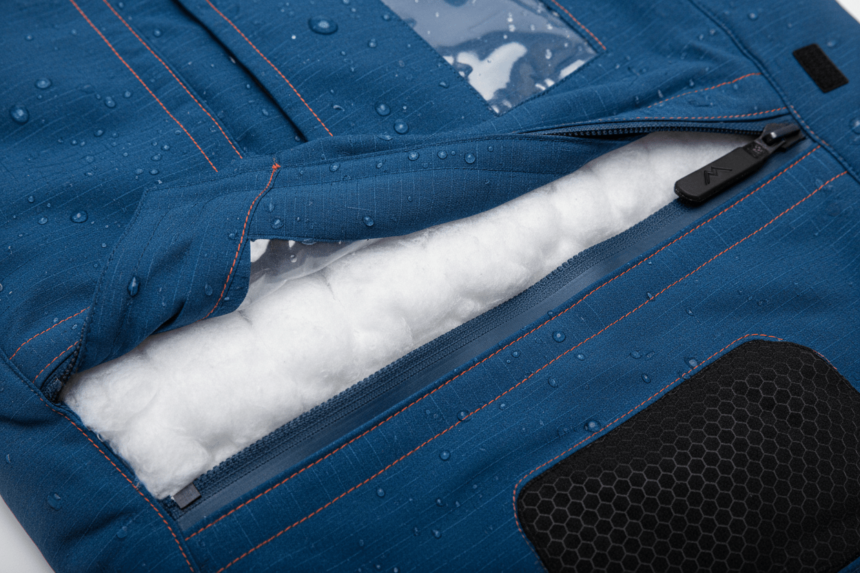 Insulated Waterproof Ski Overalls – Men's Winter Snow Bib Pants - Undefyning Lynes