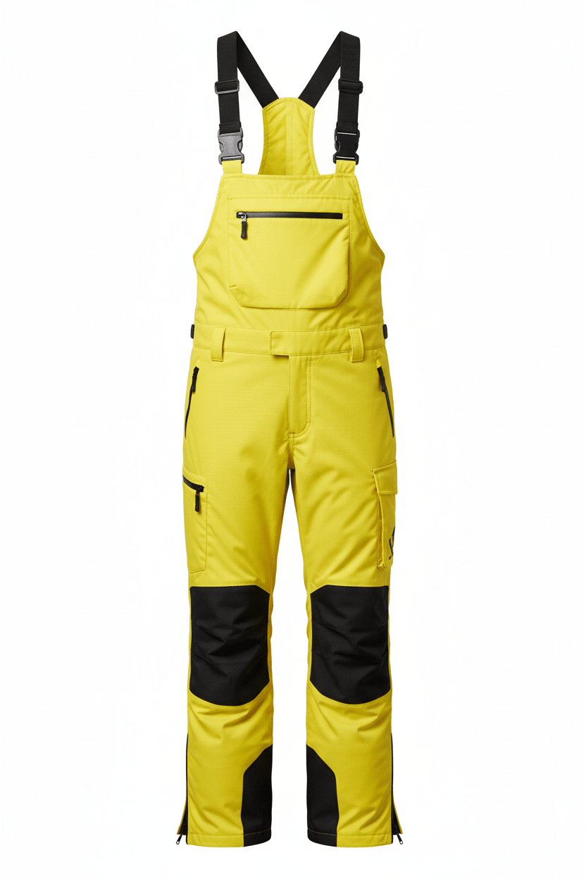 Insulated Waterproof Ski Overalls – Men's Winter Snow Bib Pants - Undefyning Lynes