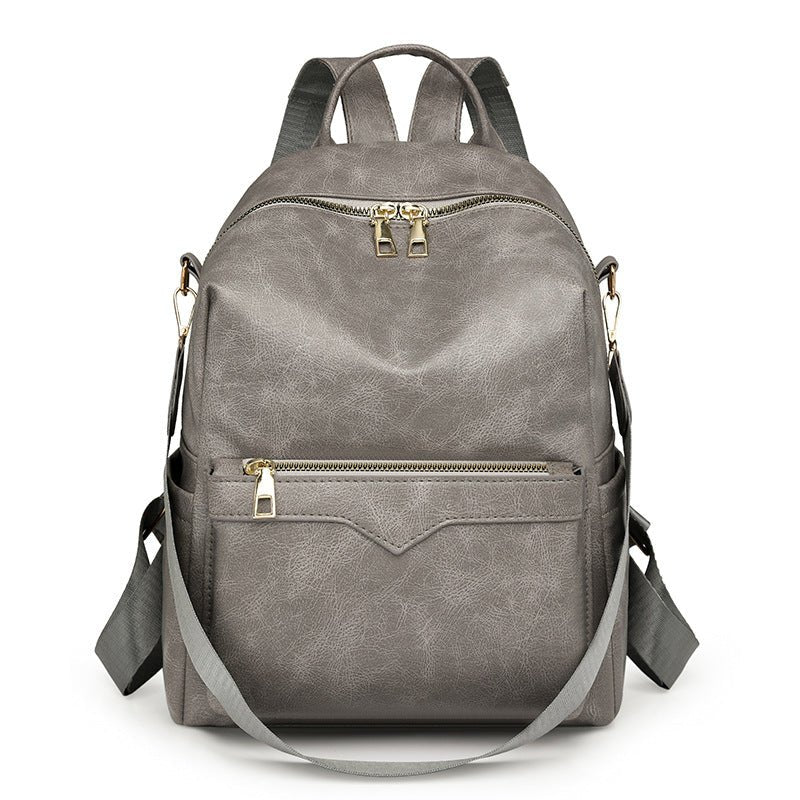Korean-style Soft PU Large-Capacity Versatile SpringSummer New Arrival Womens Travel Backpack - Undefyning Lynes