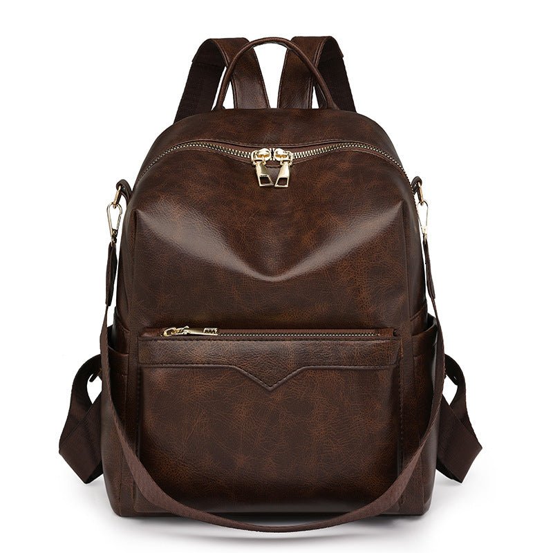 Korean-style Soft PU Large-Capacity Versatile SpringSummer New Arrival Womens Travel Backpack - Undefyning Lynes