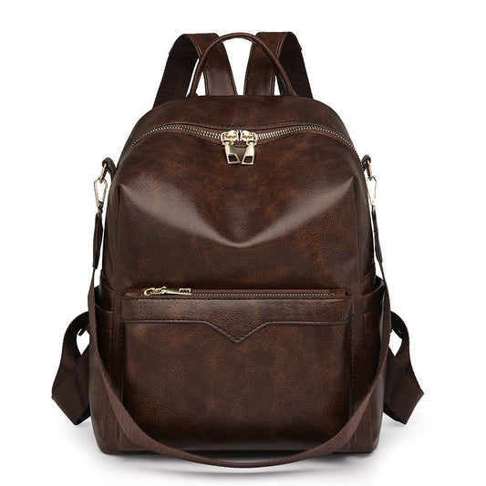 Korean-style Soft PU Large-Capacity Versatile SpringSummer New Arrival Womens Travel Backpack - Undefyning Lynes