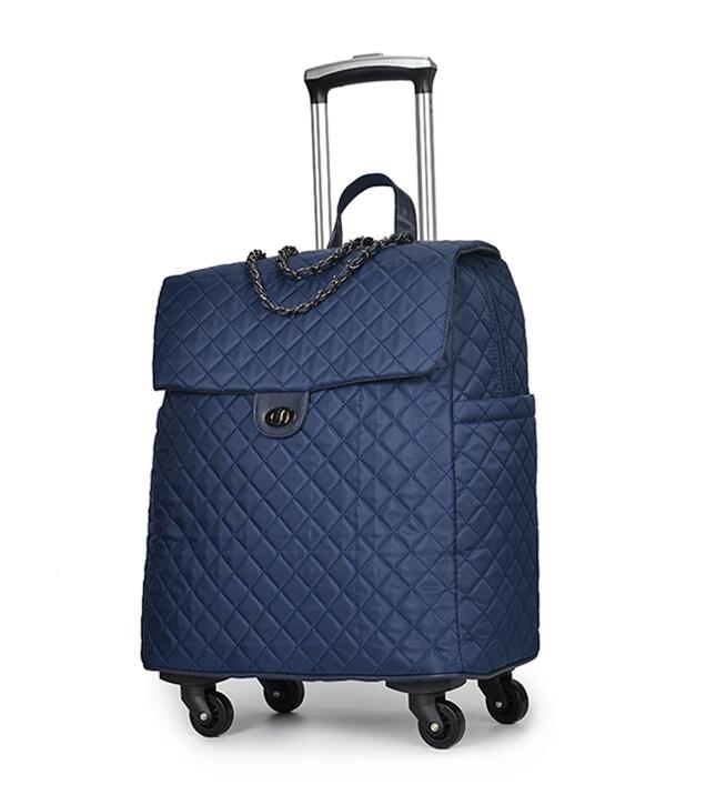 Large Capacity Waterproof Business Travel Bag — Universal Wheel Rolling Luggage - Undefyning Lynes