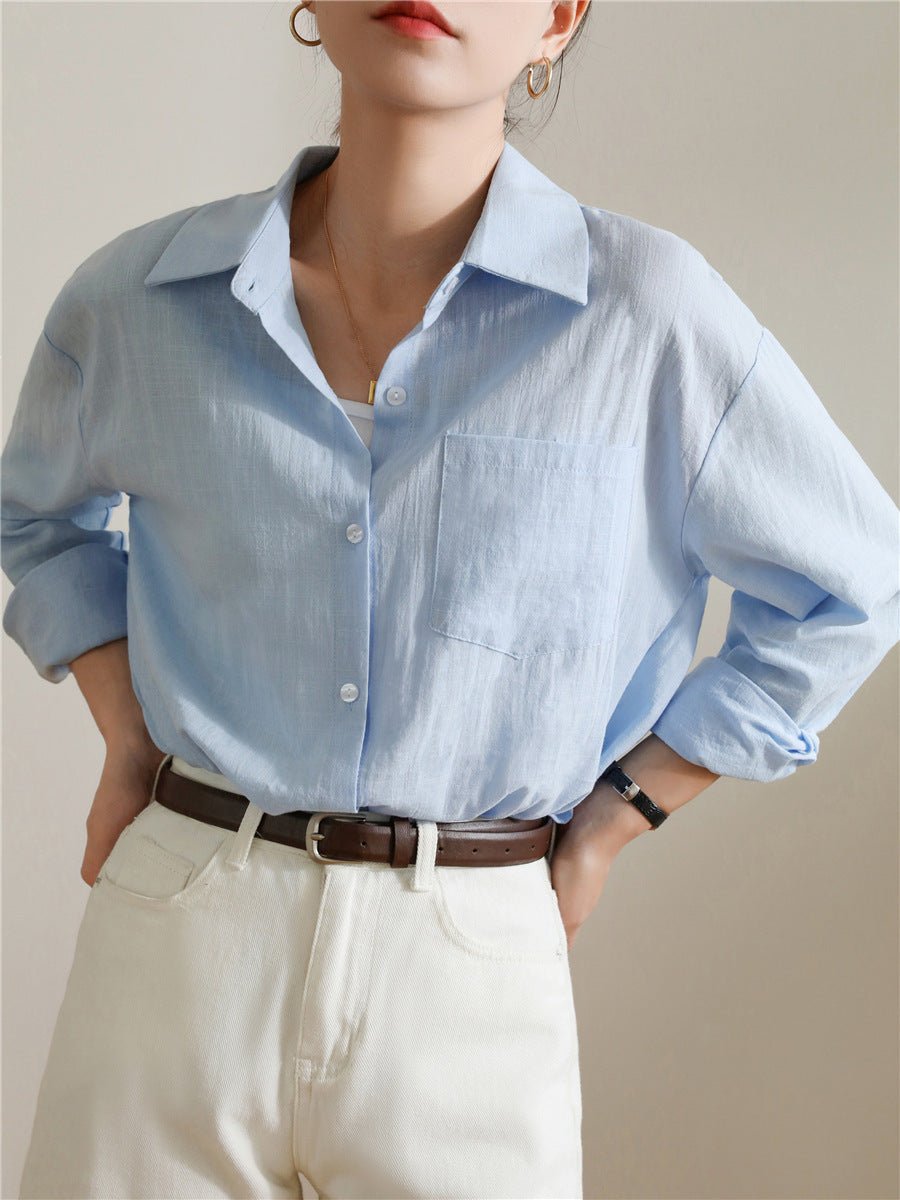 Linen Blend Cardigan — French-Girl Easy, Undefyned Always - Undefyning Lynes