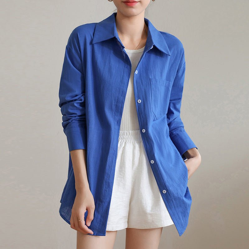 Linen Blend Cardigan — French-Girl Easy, Undefyned Always - Undefyning Lynes