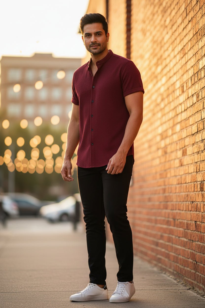 Loose Short Sleeve Shirt — Men's Relaxed Summer Top - Undefyning Lynes