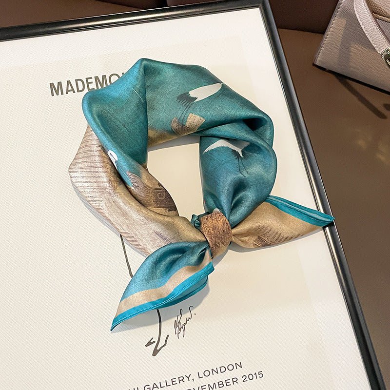 Luxurious Pure Silk Square Scarf - Effortless Elegance for Every Outfit - Undefyning Lynes