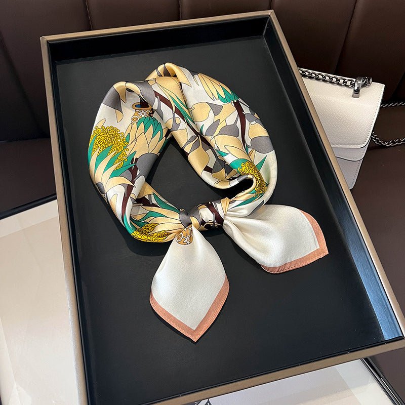 Luxurious Pure Silk Square Scarf - Effortless Elegance for Every Outfit - Undefyning Lynes