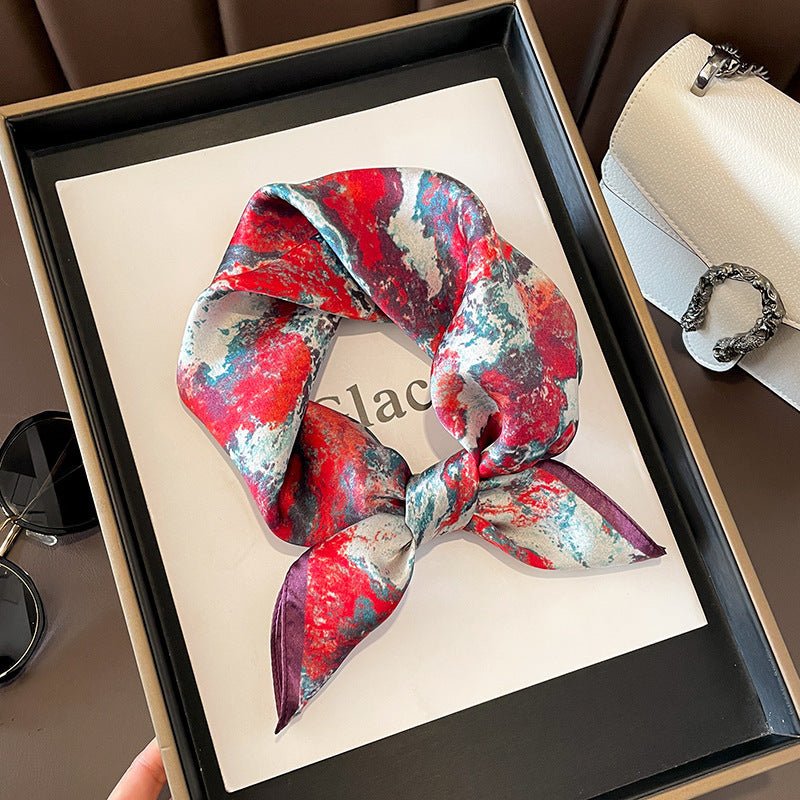 Luxurious Pure Silk Square Scarf - Effortless Elegance for Every Outfit - Undefyning Lynes