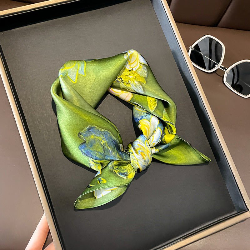 Luxurious Pure Silk Square Scarf - Effortless Elegance for Every Outfit - Undefyning Lynes