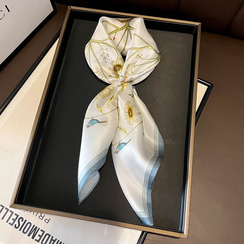Luxurious Pure Silk Square Scarf - Effortless Elegance for Every Outfit - Undefyning Lynes