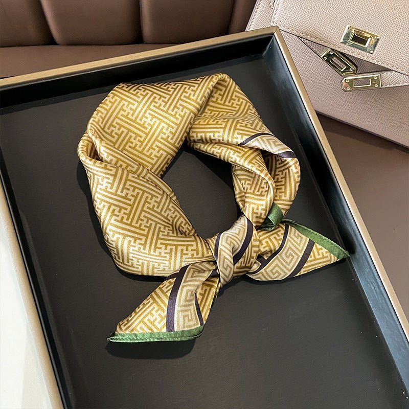 Luxurious Pure Silk Square Scarf - Effortless Elegance for Every Outfit - Undefyning Lynes