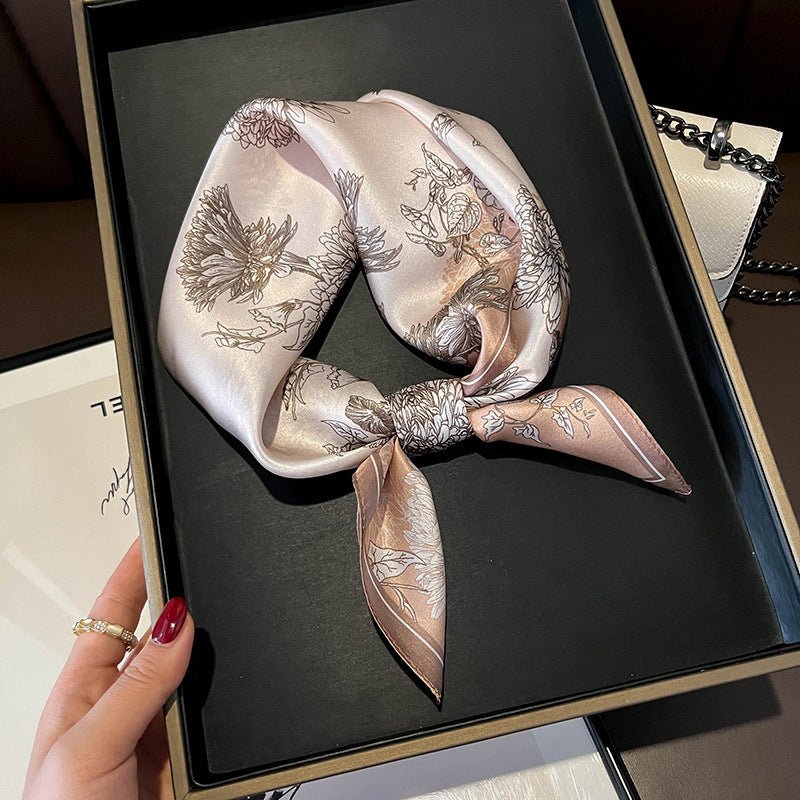 Luxurious Pure Silk Square Scarf - Effortless Elegance for Every Outfit - Undefyning Lynes