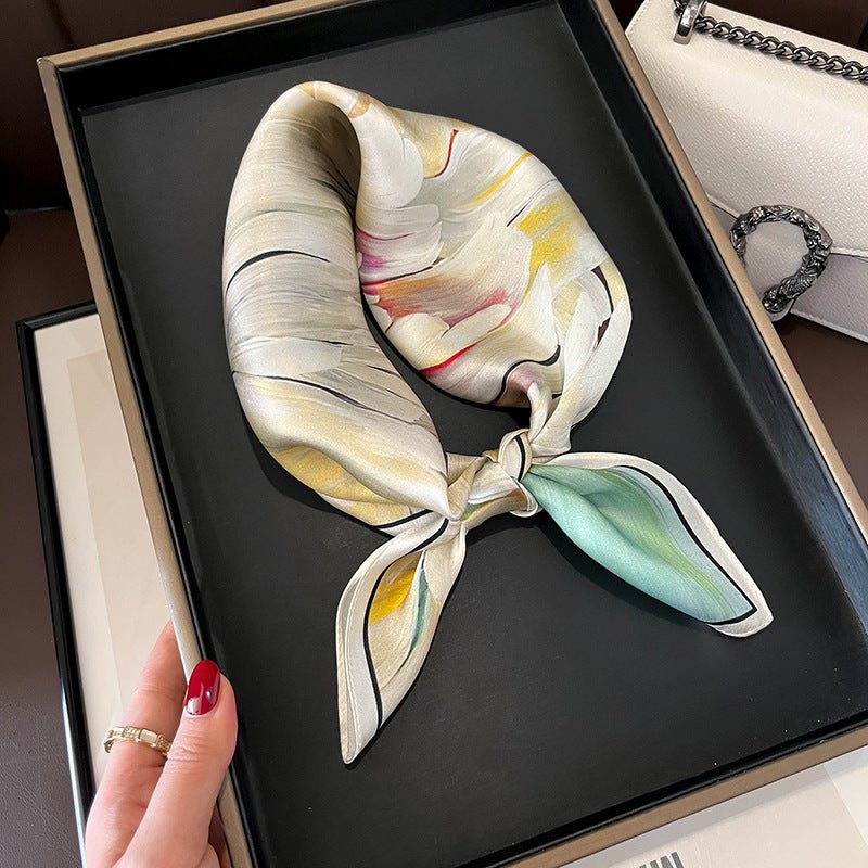 Luxurious Pure Silk Square Scarf - Effortless Elegance for Every Outfit - Undefyning Lynes