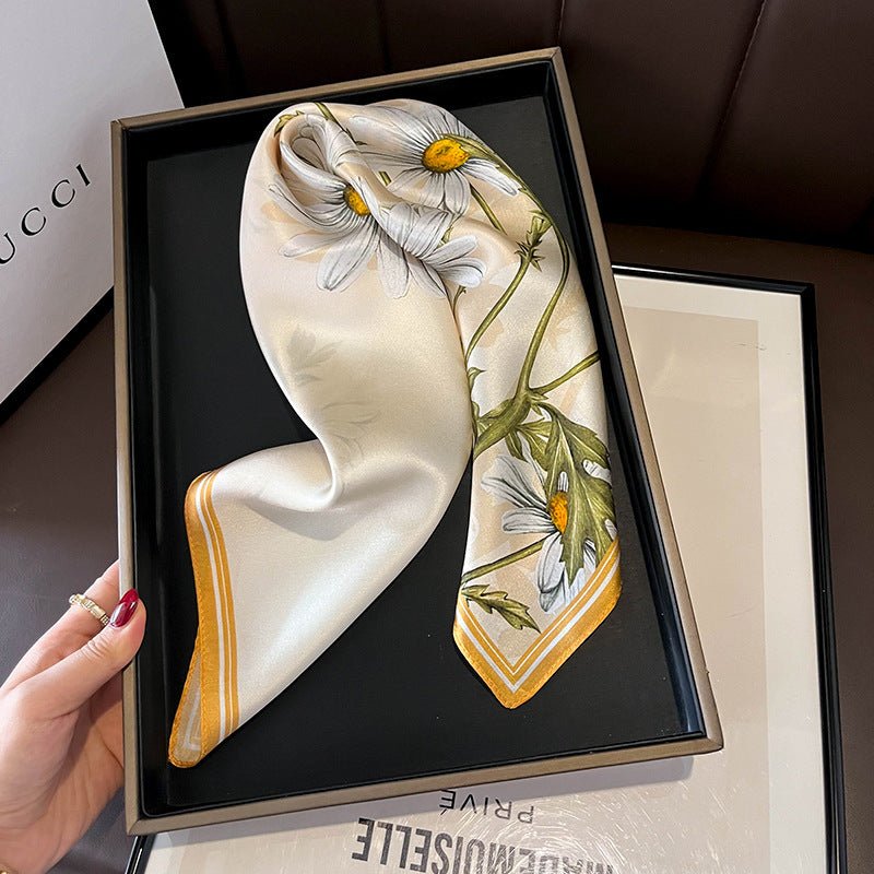 Luxurious Pure Silk Square Scarf - Effortless Elegance for Every Outfit - Undefyning Lynes