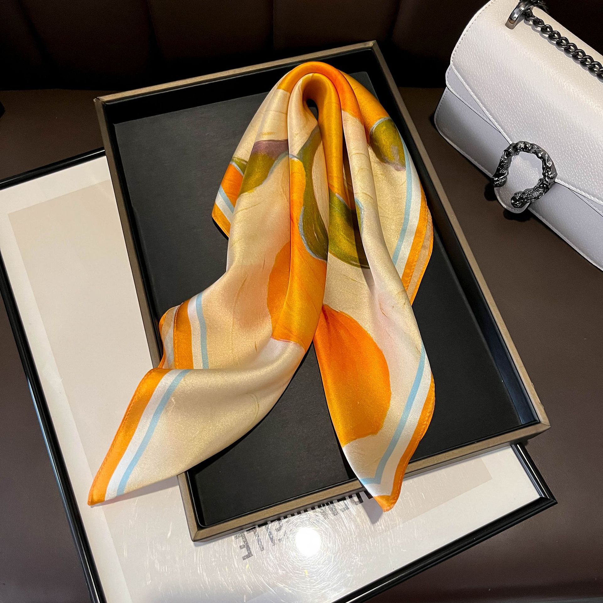 Luxurious Pure Silk Square Scarf - Effortless Elegance for Every Outfit - Undefyning Lynes