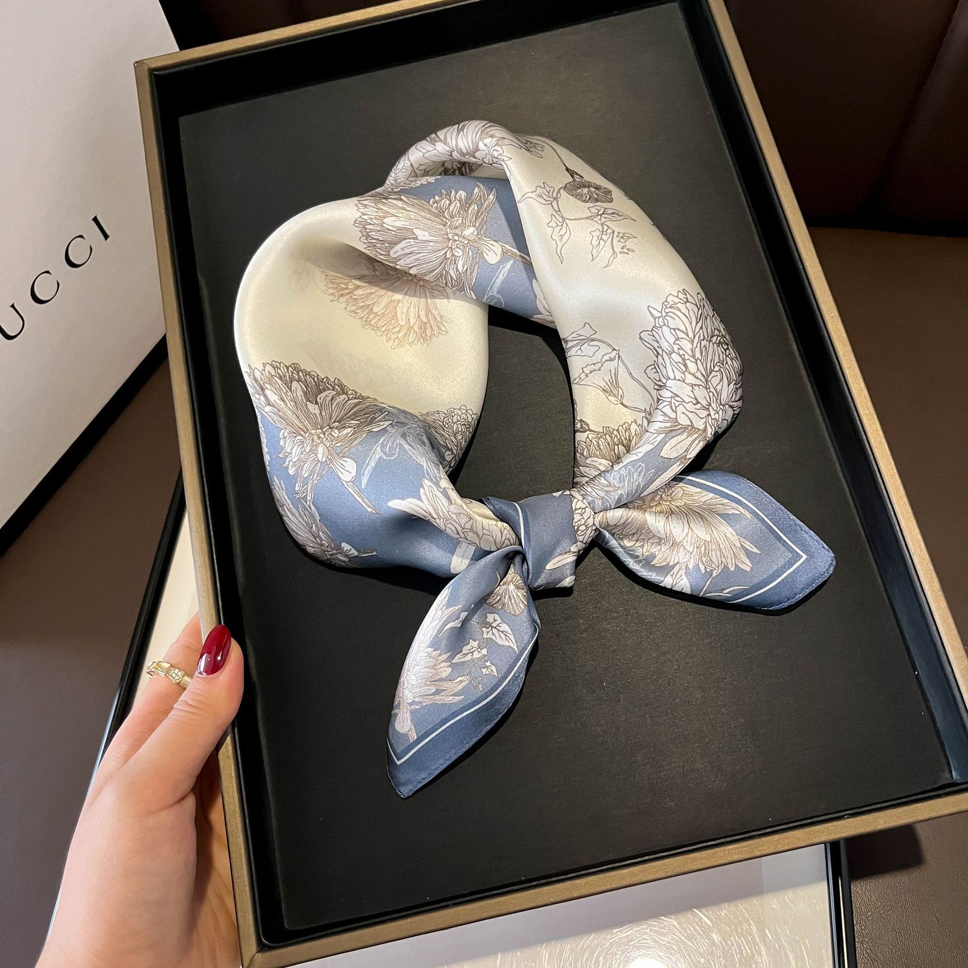 Luxurious Pure Silk Square Scarf - Effortless Elegance for Every Outfit - Undefyning Lynes