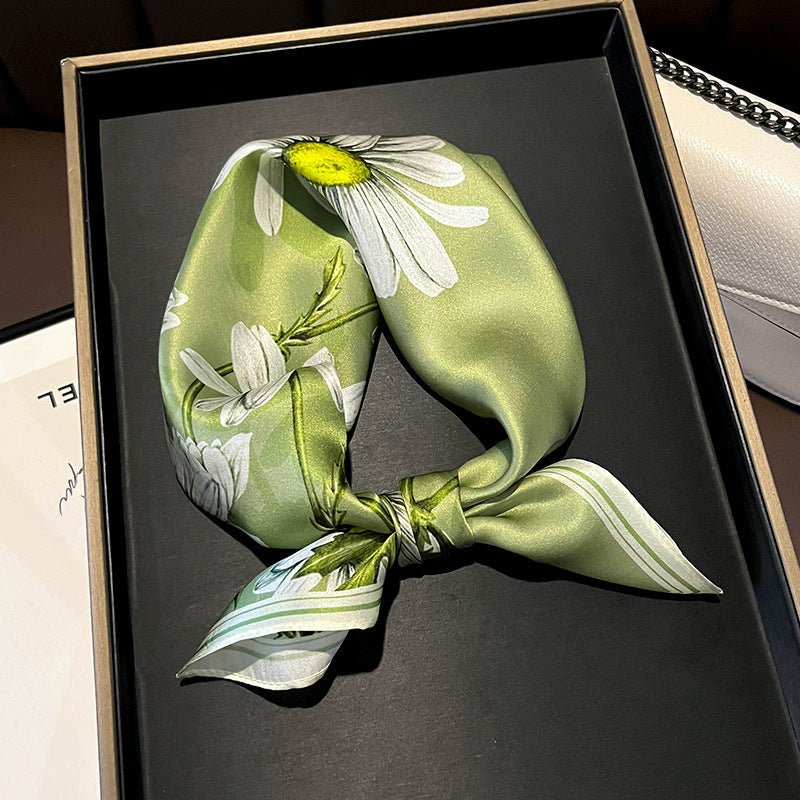 Luxurious Pure Silk Square Scarf - Effortless Elegance for Every Outfit - Undefyning Lynes