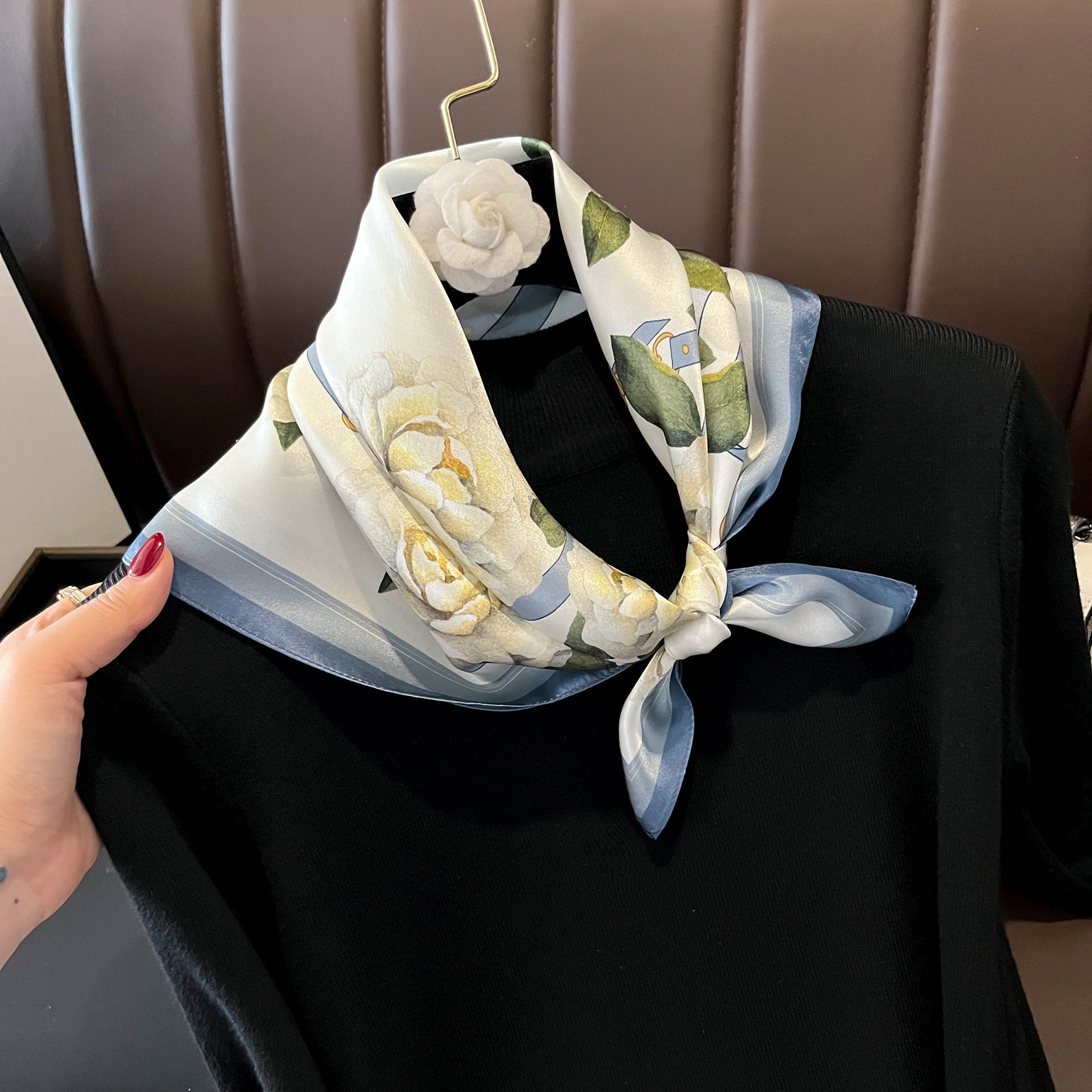 Luxurious Pure Silk Square Scarf - Effortless Elegance for Every Outfit - Undefyning Lynes