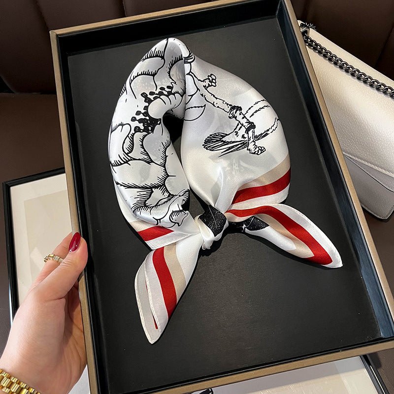 Luxurious Pure Silk Square Scarf - Effortless Elegance for Every Outfit - Undefyning Lynes