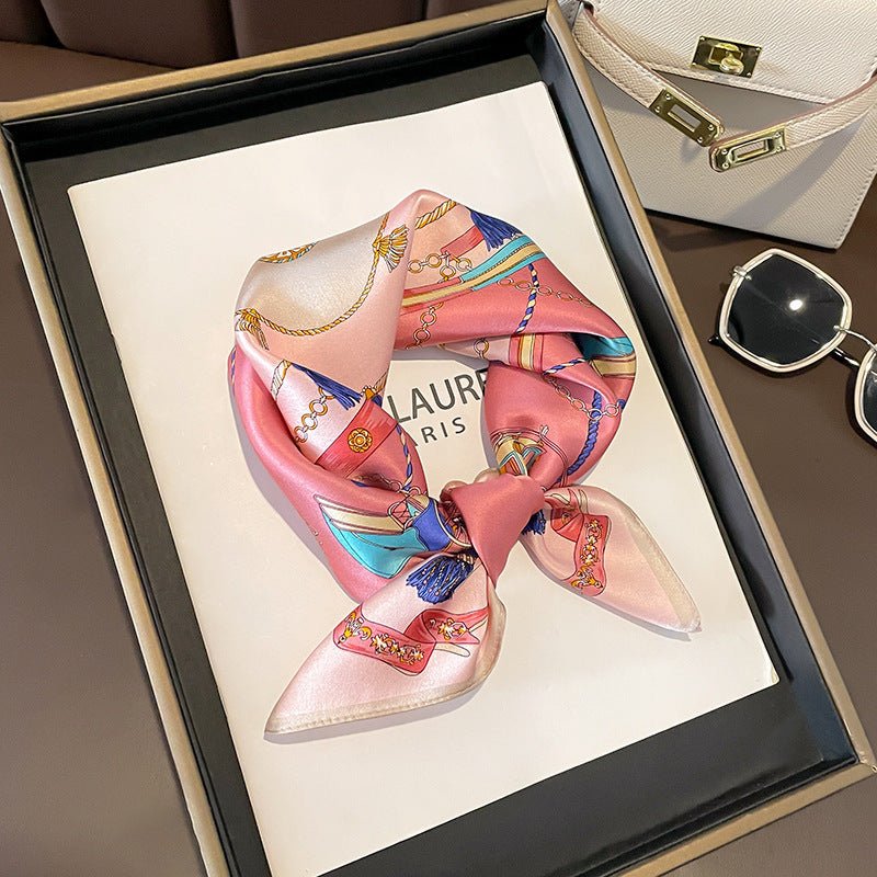 Luxurious Pure Silk Square Scarf - Effortless Elegance for Every Outfit - Undefyning Lynes