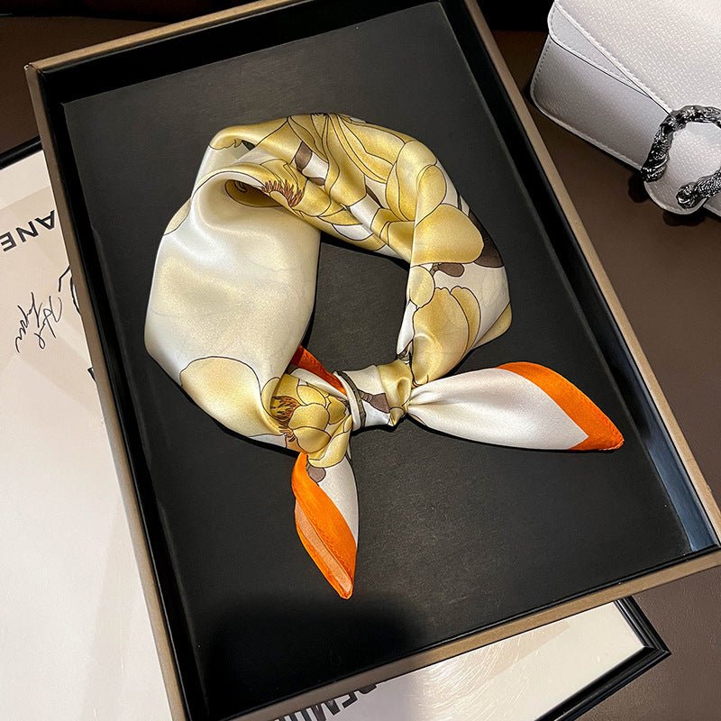 Luxurious Pure Silk Square Scarf - Effortless Elegance for Every Outfit - Undefyning Lynes