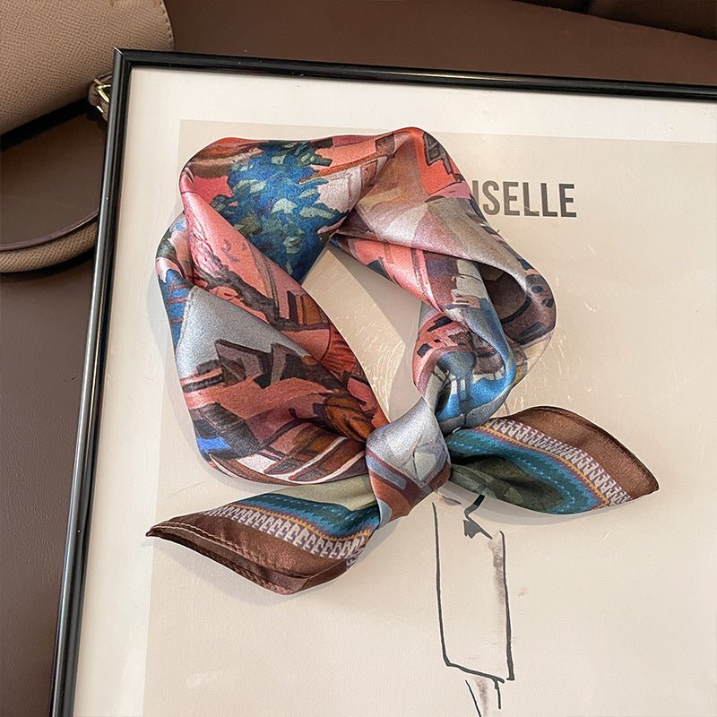 Luxurious Pure Silk Square Scarf - Effortless Elegance for Every Outfit - Undefyning Lynes