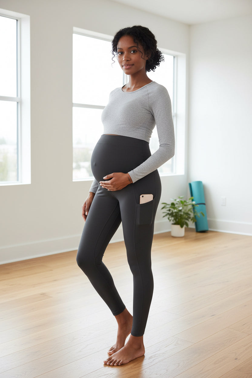 Maternity Yoga Leggings – Ultra-Soft Bump Support for Every Trimester - Undefyning Lynes