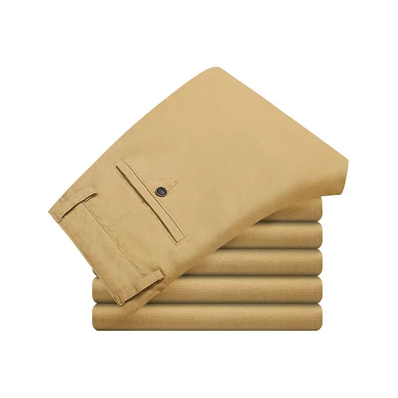 Men's All-Day Comfort Elastic Waist Trousers - Premium Fall & Winter Essentials - Undefyning Lynes